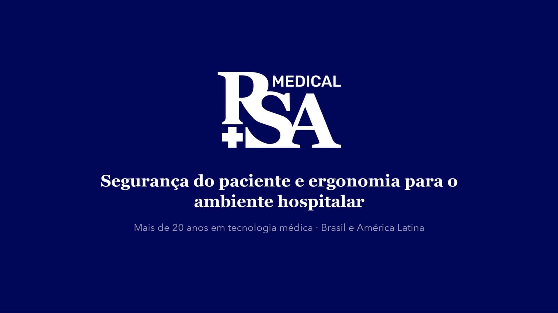 RSA Medical: vídeo institucional